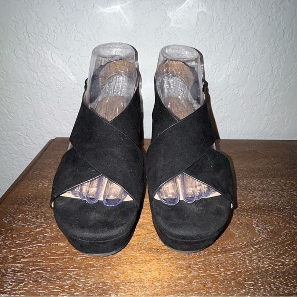 CL Chinese Laundry CKW-001 Criss Cross Chunky Platform Sandal Shoes - Picture 4 of 9